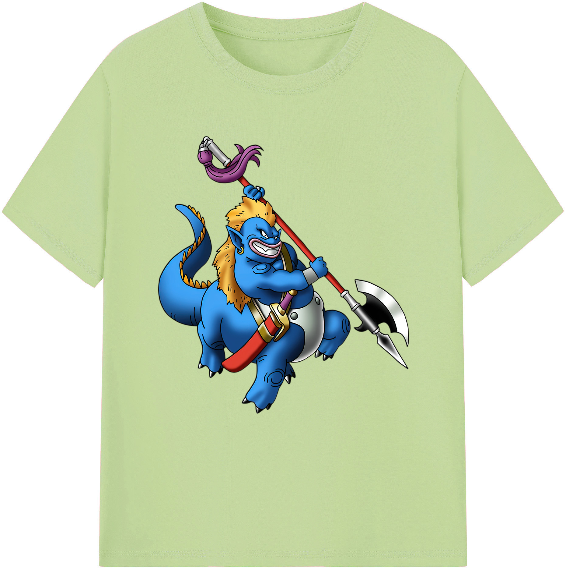 （画像用） ドラゴンクエスト Doragon Kuesuto Dragon Quest 綿100％半袖Tシャツ（フロントプリント）